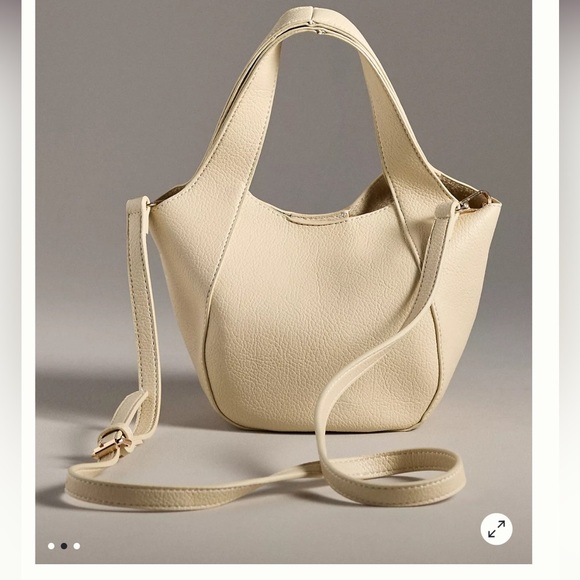 Anthropologie mini Cream Mini Bag - Picture 3 of 5